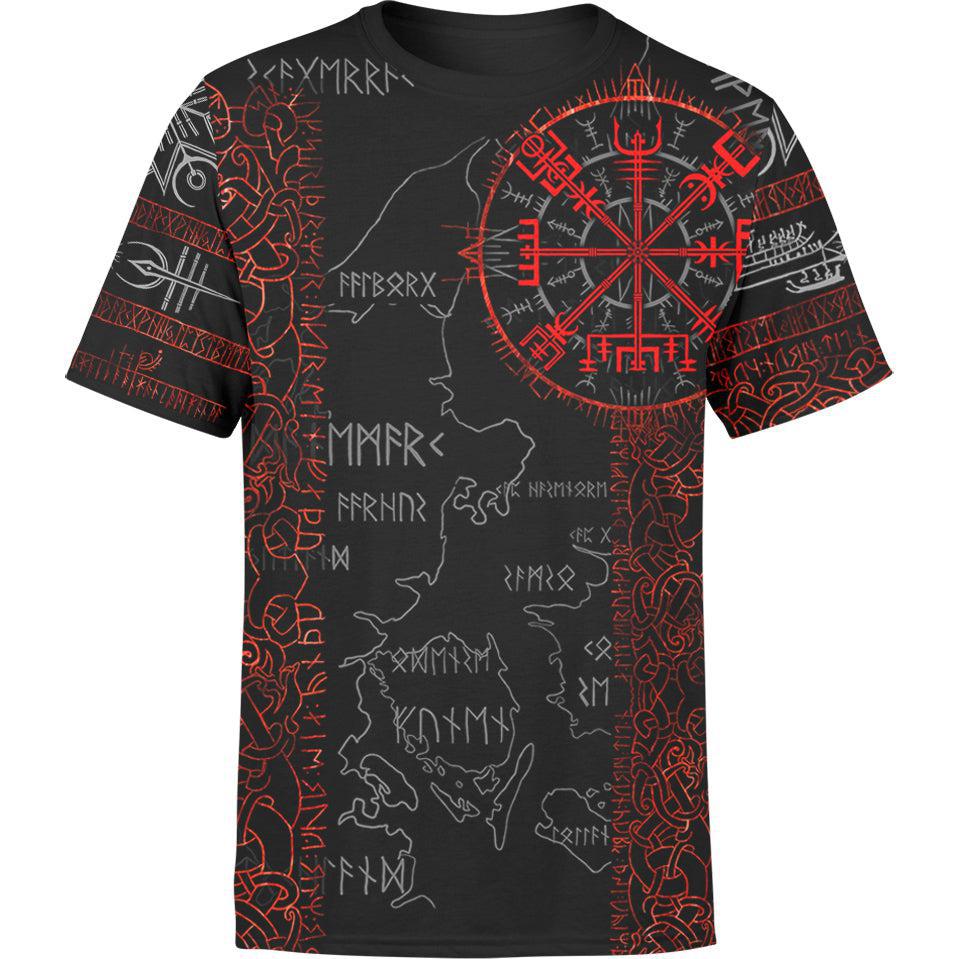 Vegvisir Shirt - Ember Edition All Over Printed T-shirt