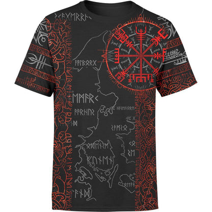 Vegvisir Shirt - Ember Edition All Over Printed T-shirt