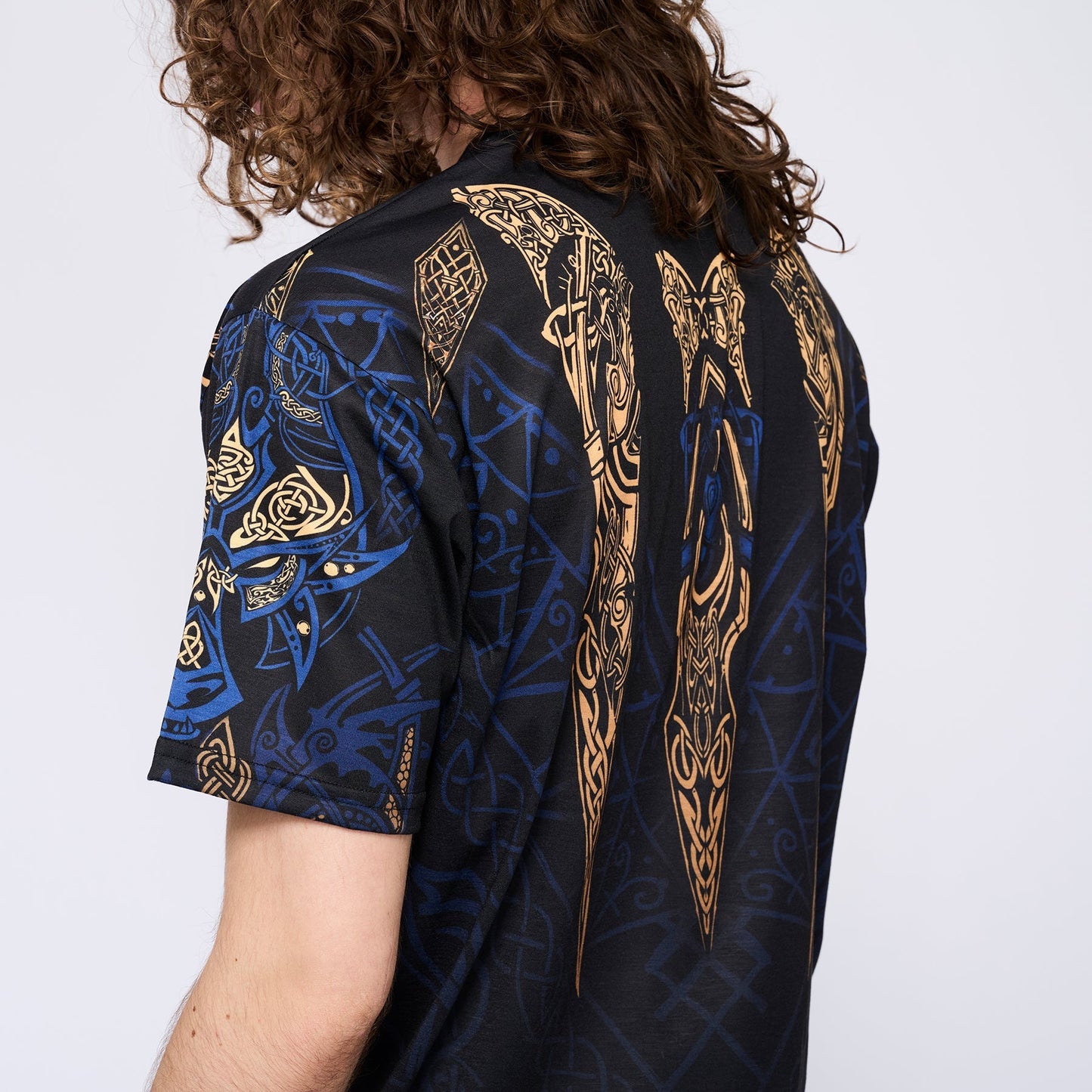 Fenrir's Wrath Shirt - Blue Edition All Over Printed T-shirt