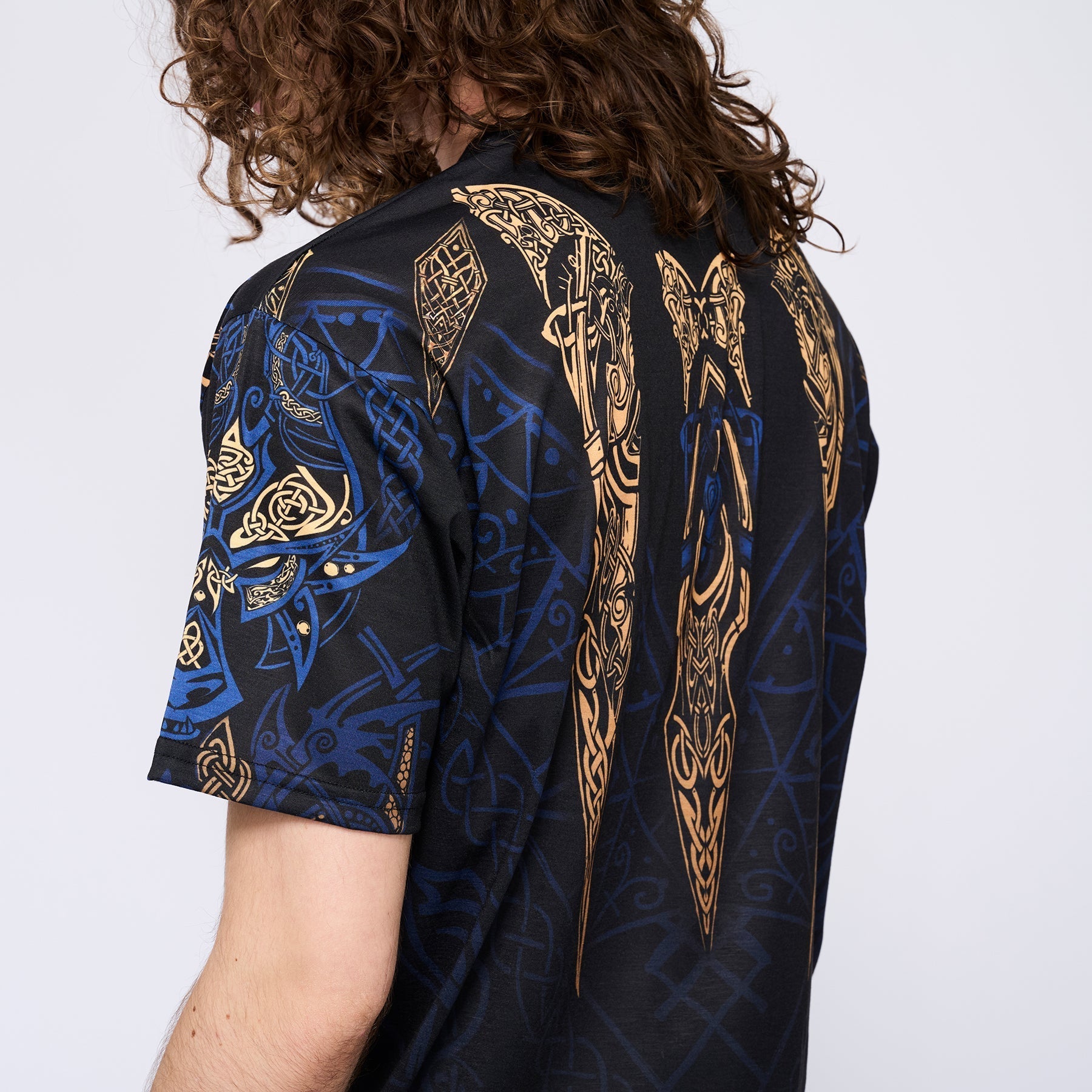 Fenrir's Wrath Shirt - Blue Edition All Over Printed T-shirt