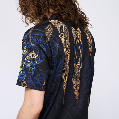 Fenrir's Wrath Shirt - Blue Edition All Over Printed T-shirt