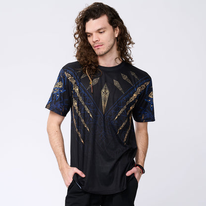 Fenrir's Wrath Shirt - Blue Edition All Over Printed T-shirt