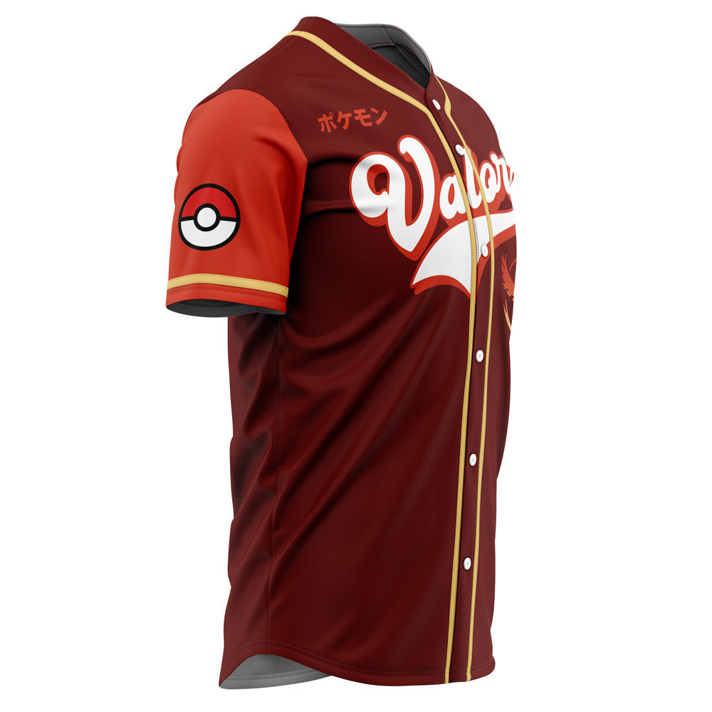 Personalized Team Valor Pokemon Baseball Jersey