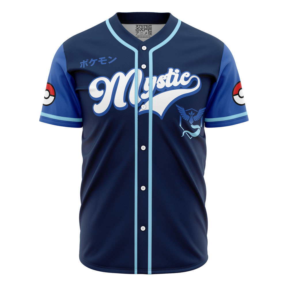 Personalized Team Mystic Pokemon Baseball Jersey
