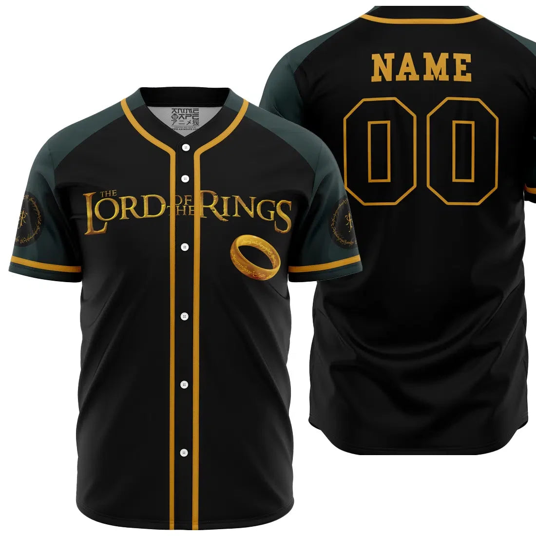 Personalized LOTR Symbol Lord of the Rings Baseball Jersey