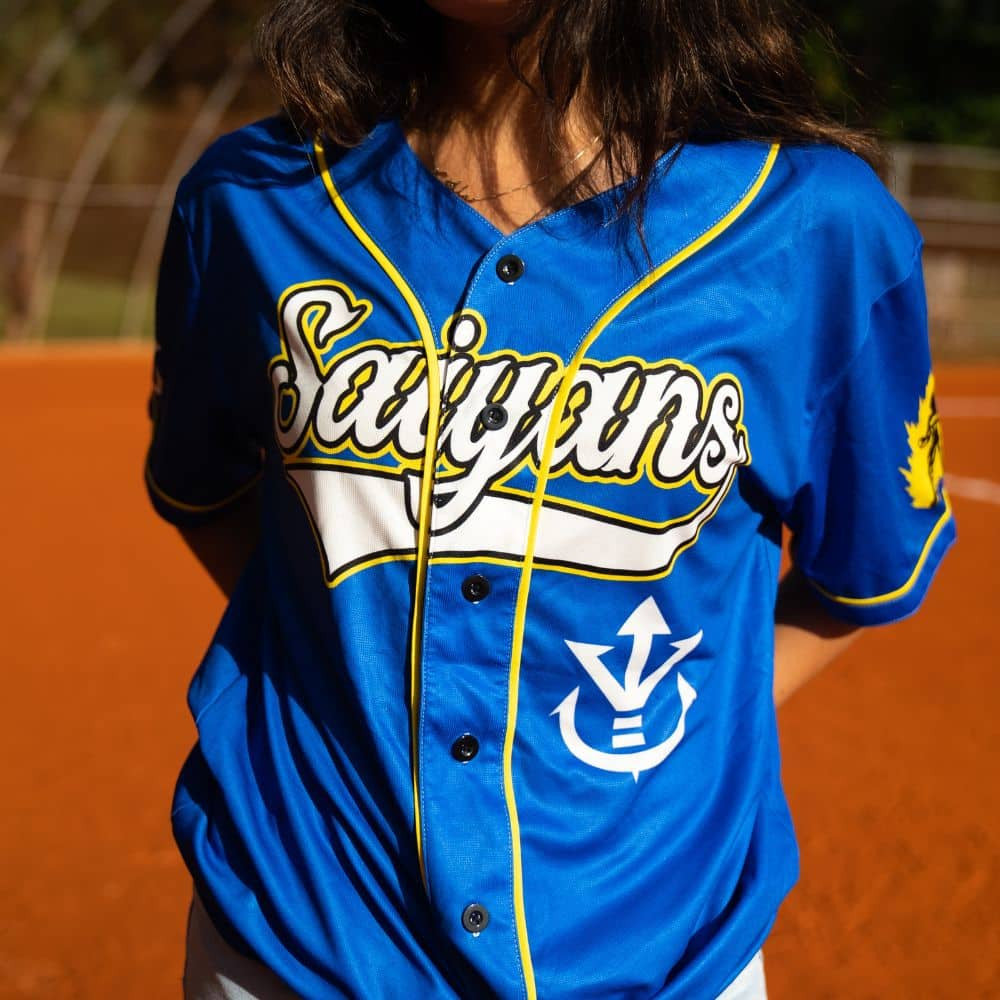 Personalized Saiyan Vegeta Dragon Ball Z Baseball Jersey