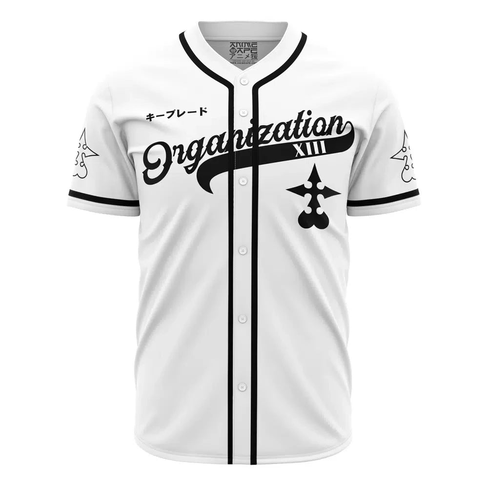 Personalized Xemnas Organization XIII Kingdom Hearts Baseball Jersey