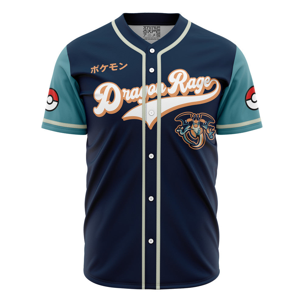 Personalized Dragon Rage Dragon Type Pokemon Baseball Jersey