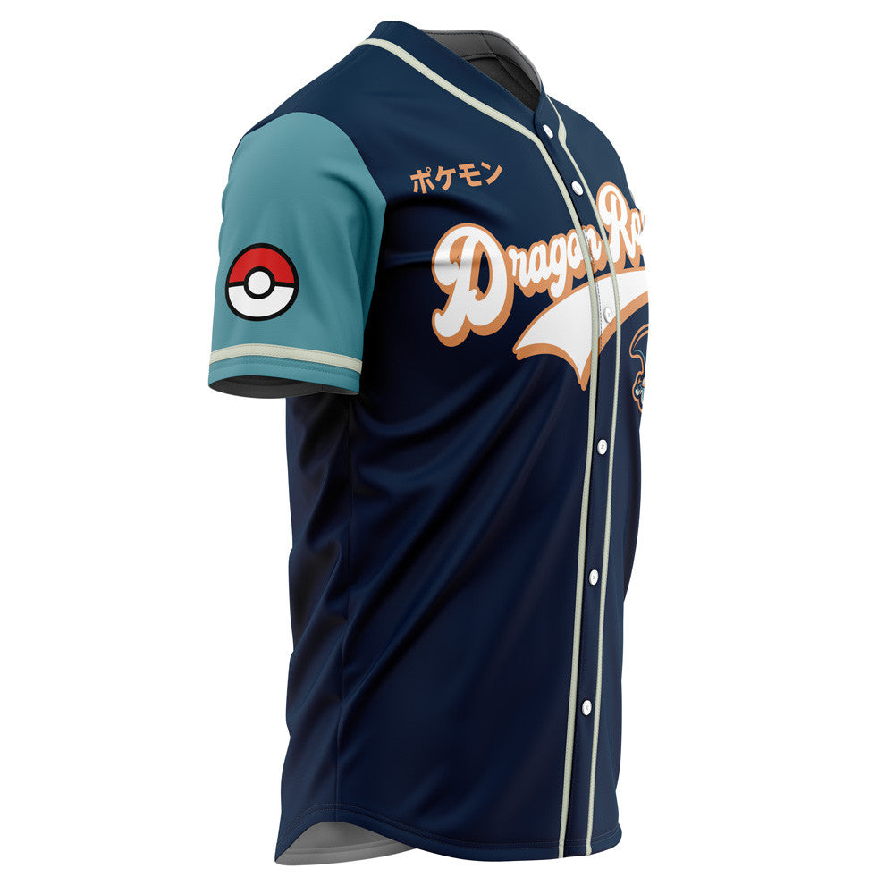 Personalized Dragon Rage Dragon Type Pokemon Baseball Jersey
