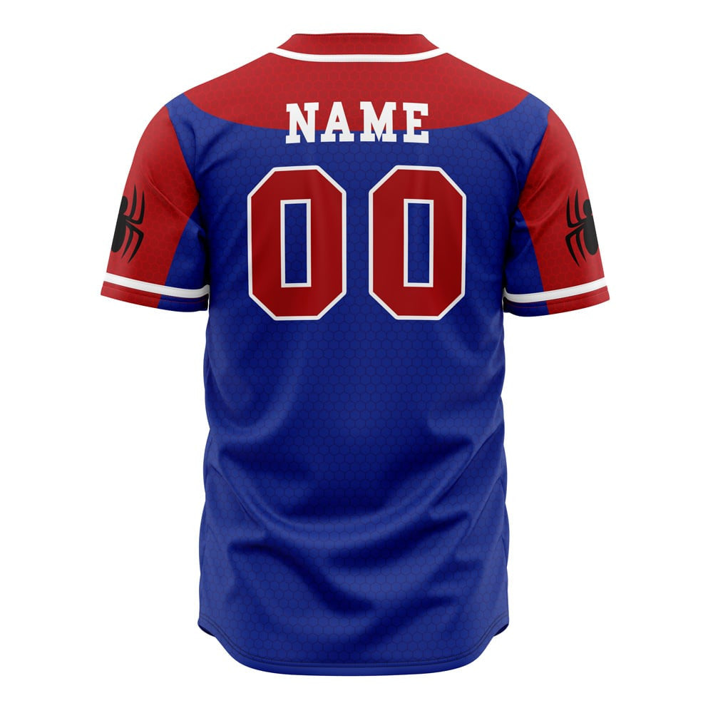 Personalized Spiderman Marvel Baseball Jersey