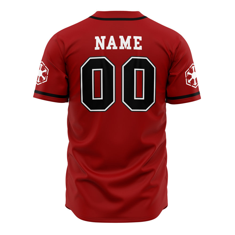 Personalized Sith Empire Vader Star Wars Baseball Jersey