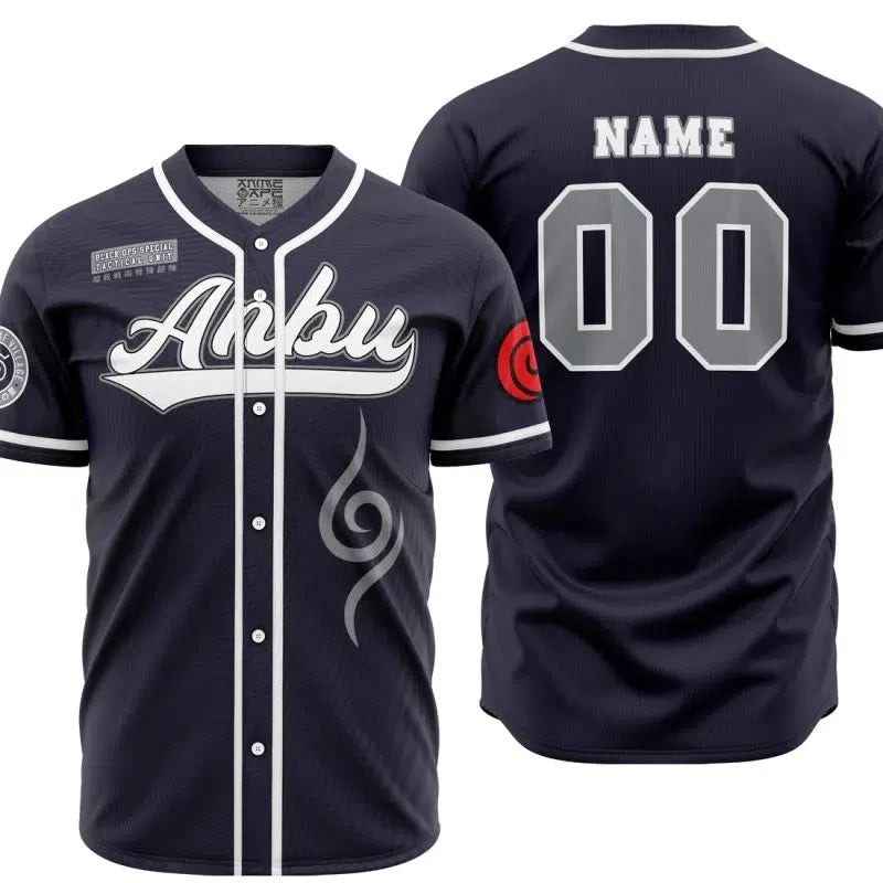 Personalized Anbu Shippuden Baseball Jersey
