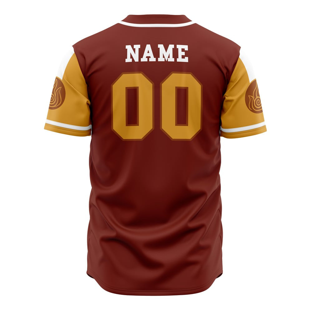 Personalized Firebenders Avatar Baseball Jersey