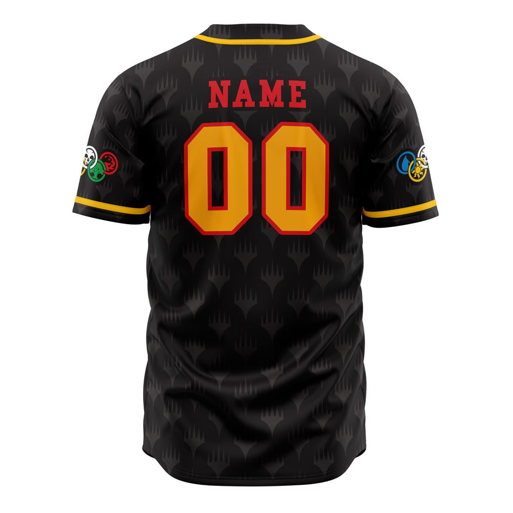 Personalized Elements of Magic the Gathering Baseball Jersey