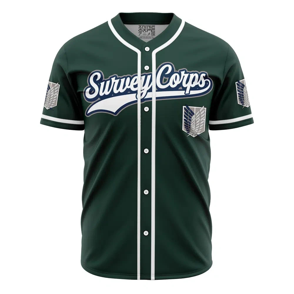 Personalized Survey Corps Attack on Titan Baseball Jersey