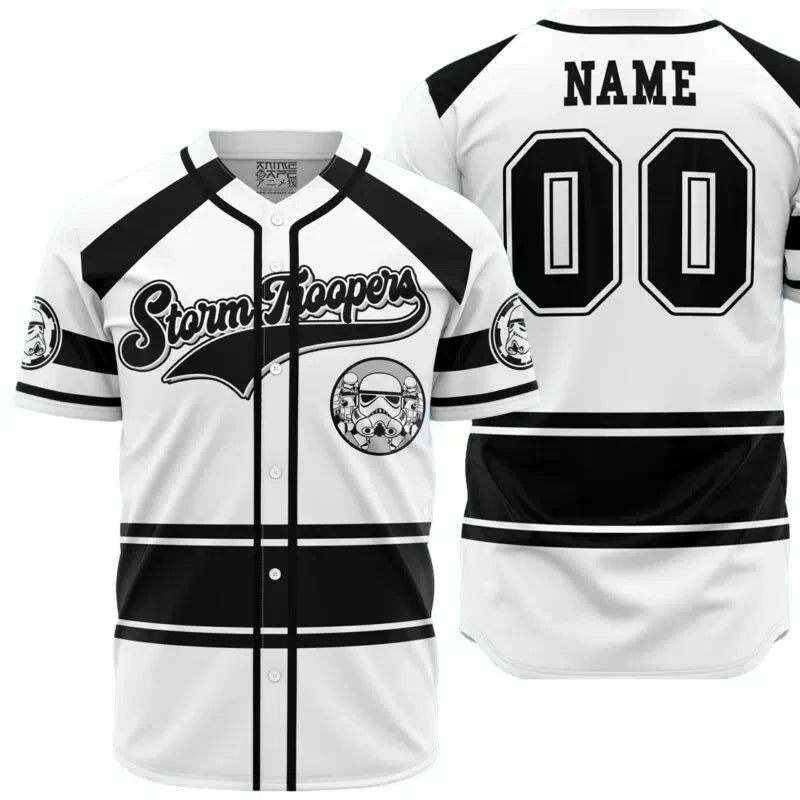 Personalized Stormtroopers Star Wars Baseball Jersey