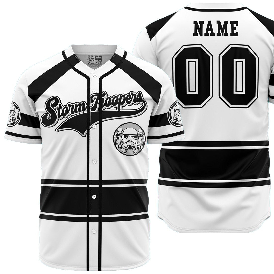 Personalized Stormtroopers Star Wars Baseball Jersey