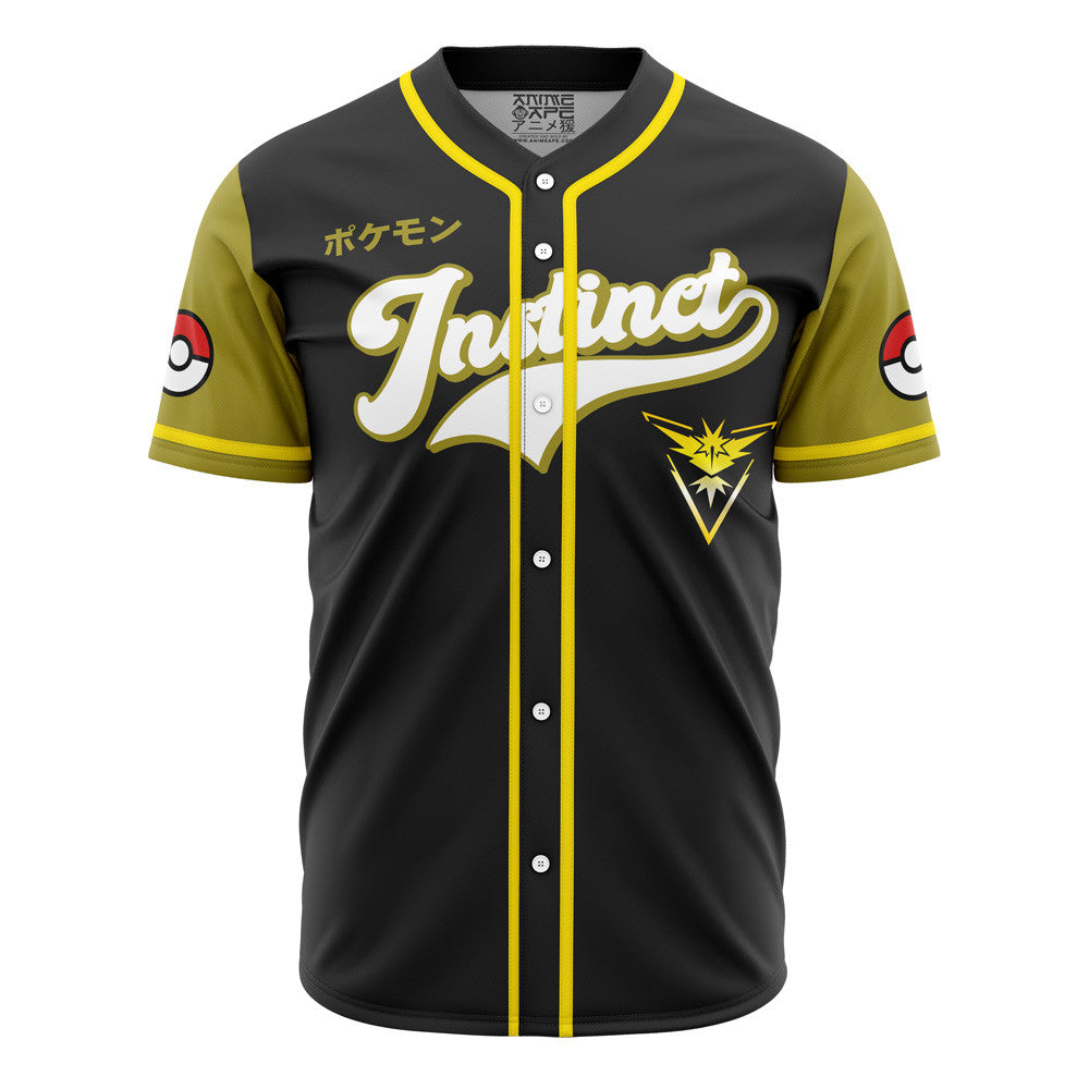 Personalized Team Instinct Pokemon Baseball Jersey
