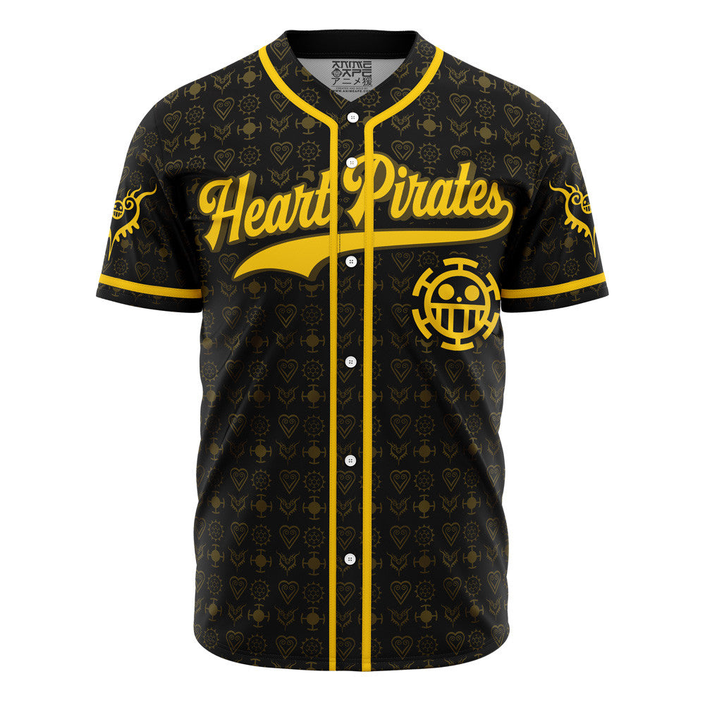 Personalized Heart Pirates Law V1 One Piece Baseball Jersey