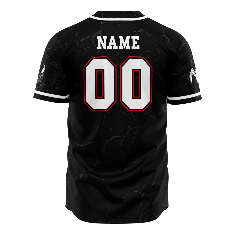 Personalized Venom Marvel Baseball Jersey