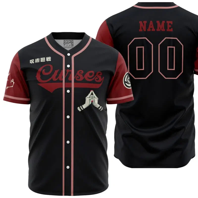 Personalized Curses Sukuna Jujutsu Kaisen Baseball Jersey