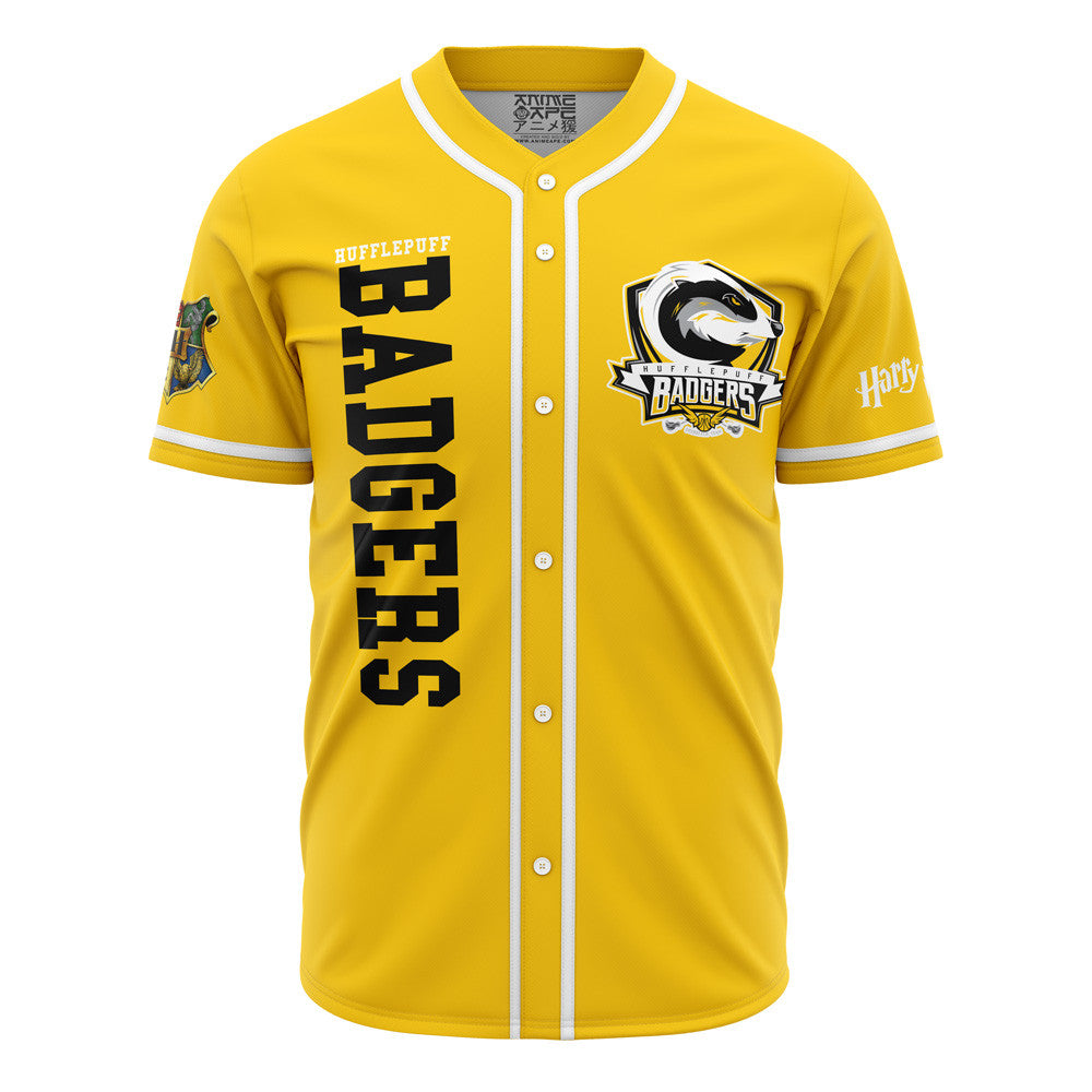Personalized Hufflepuff Badgers House Harry Potter Baseball Jersey