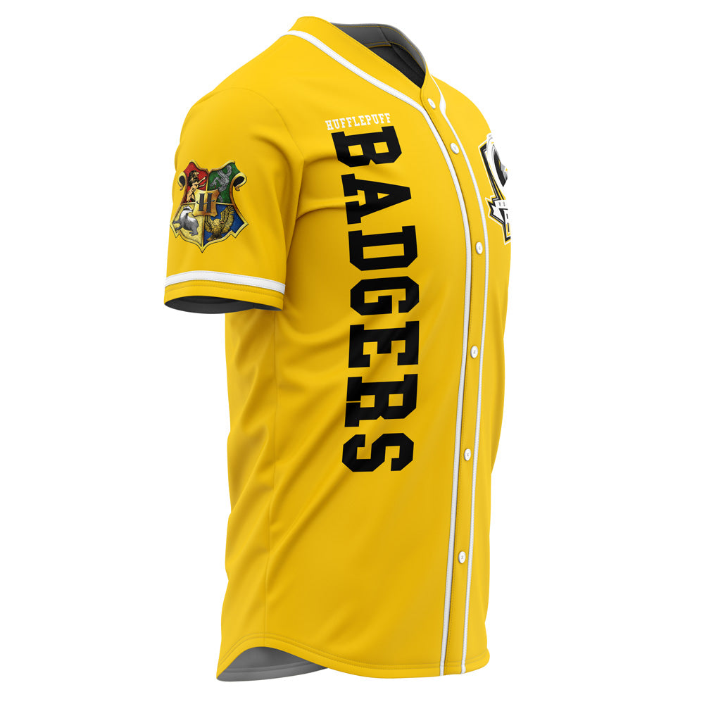 Personalized Hufflepuff Badgers House Harry Potter Baseball Jersey
