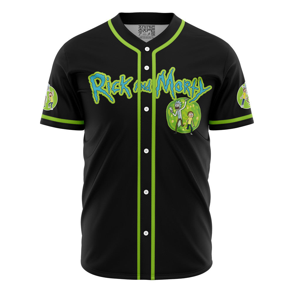 Personalized Trippy Cosmic Rick and Morty Baseball Jersey