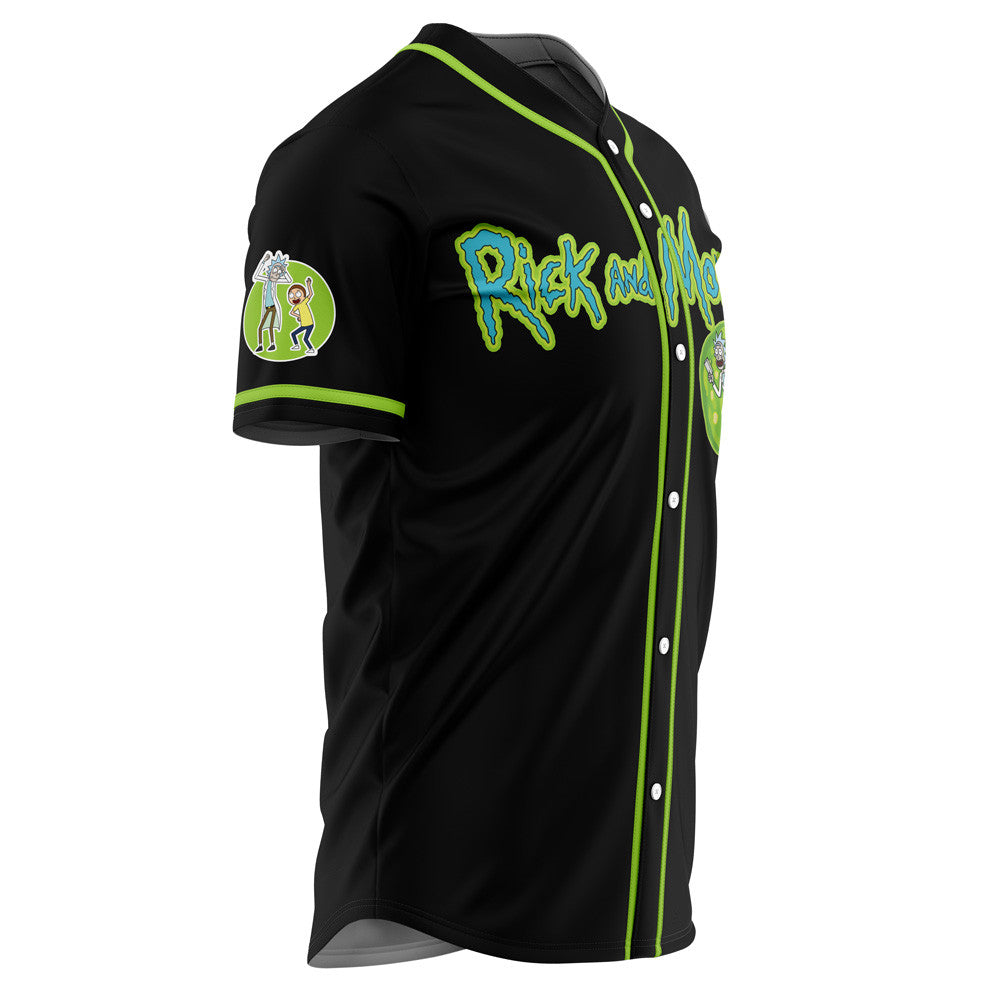 Personalized Trippy Cosmic Rick and Morty Baseball Jersey