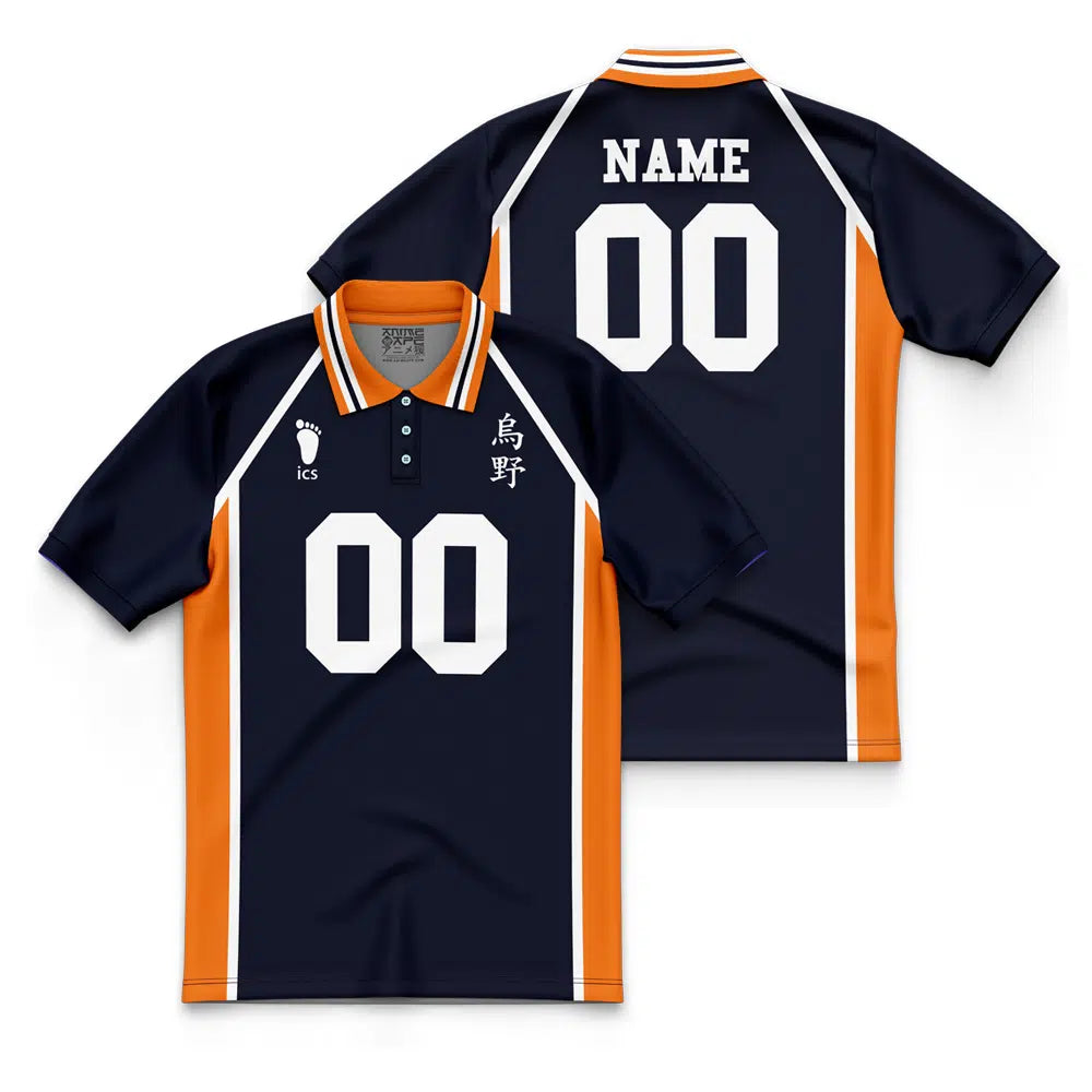 Personalized Team Karasuno Haikyuu Polo Jersey