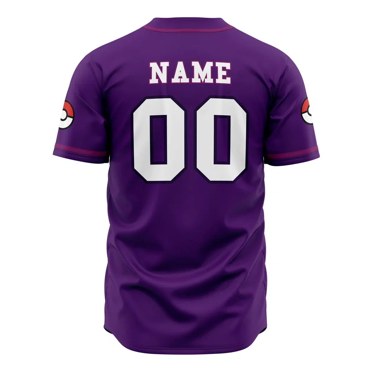 Personalized Gengars Pokemon Baseball Jersey