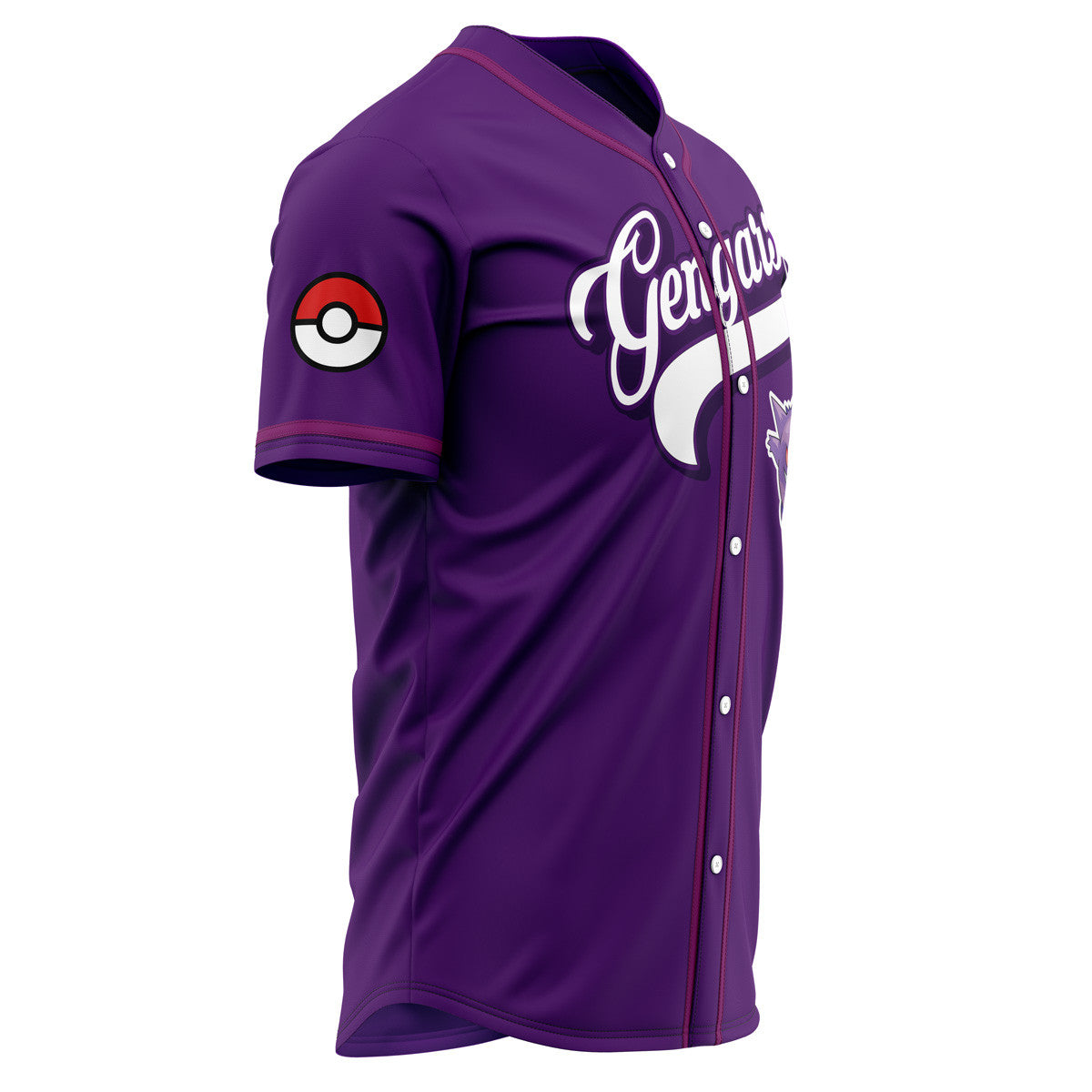 Personalized Gengars Pokemon Baseball Jersey