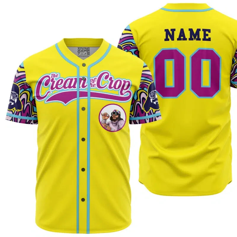 Personalized Macho Man The Cream of the Crop Baseball Jersey