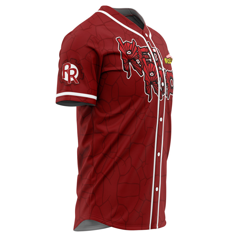 Personalized Kirishima Red Riot My Hero Academia Baseball Jersey