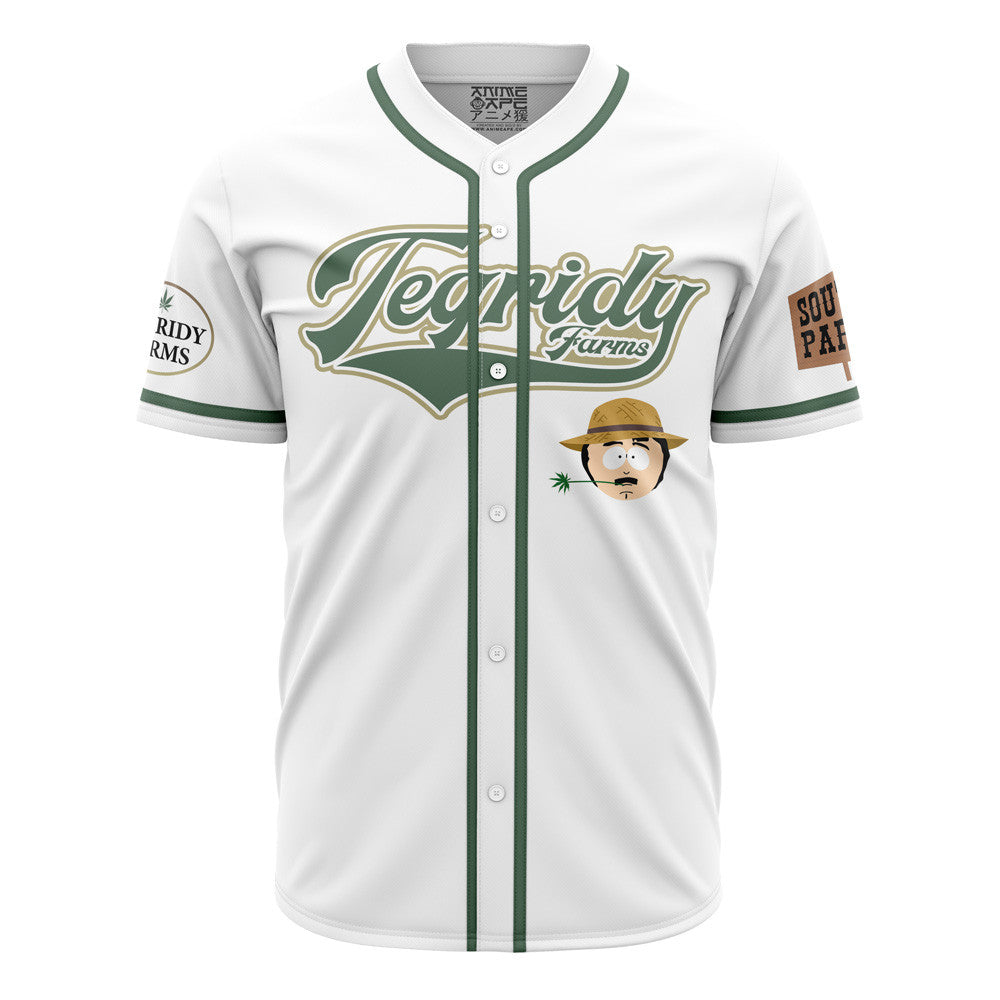 Personalized Tegridy Farms Marsh South Park Baseball Jersey