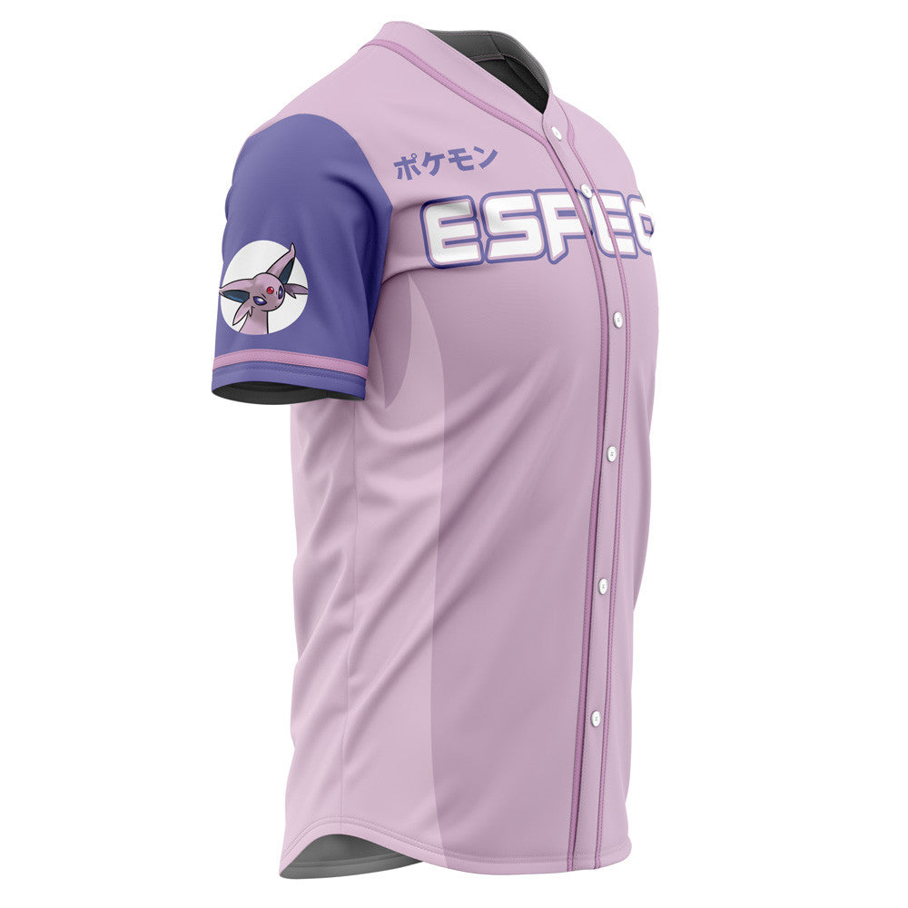 Personalized Espeon Eeveelution Pokemon Baseball Jersey