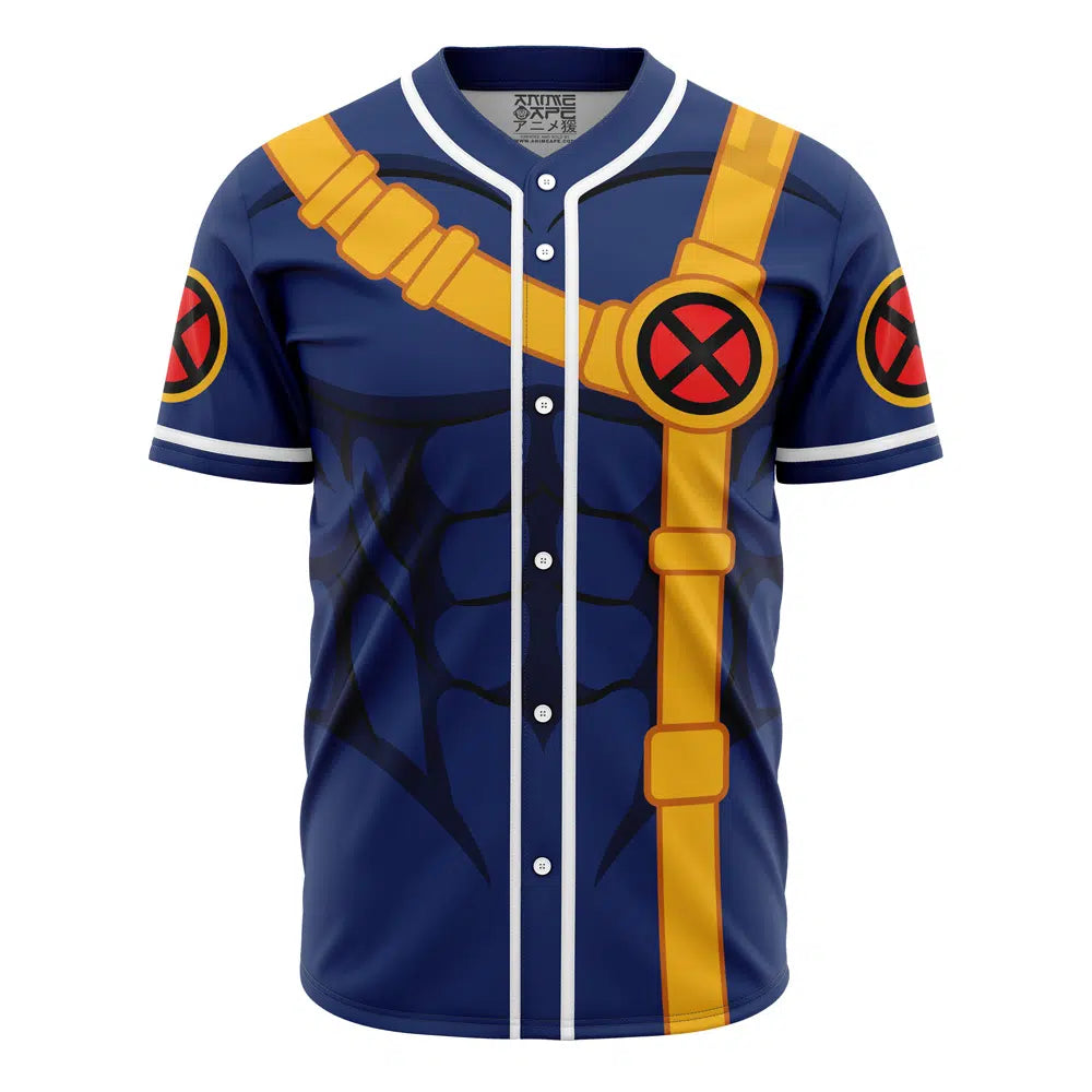 Personalized Cyclops X-Men Marvel Baseball Jersey