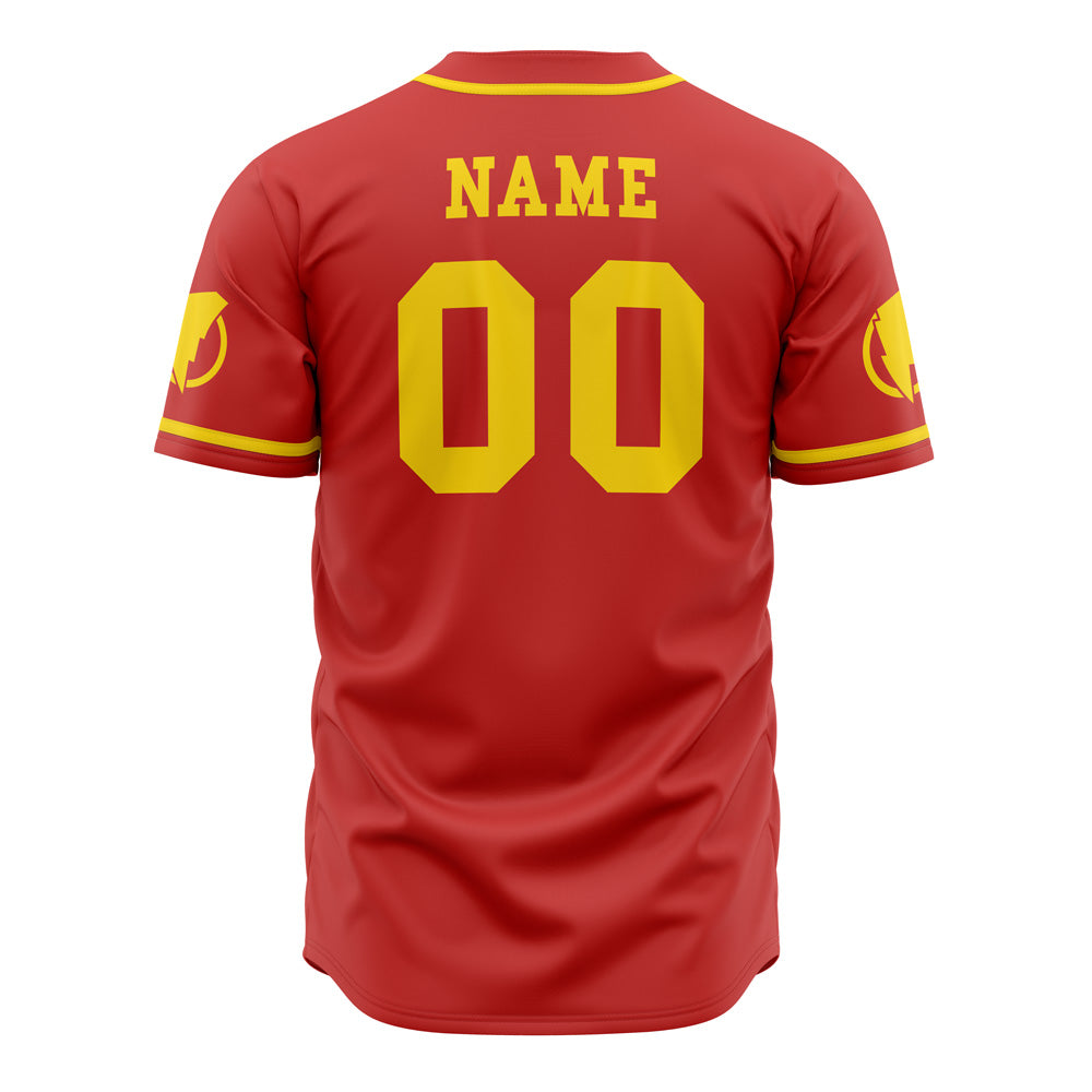 Personalized Angel Grove High School Power Rangers Baseball Jersey