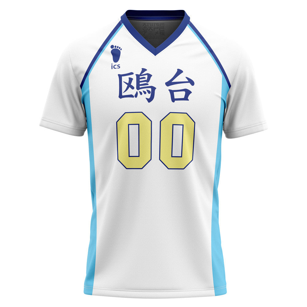 Personalized Kamomedai High Haikyuu V-neck T-Shirt Jersey