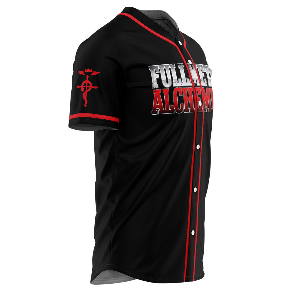 Personalized Elric Fullmetal Alchemist Baseball Jersey