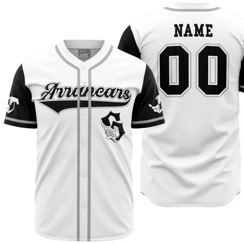 Personalized Arrancars Grimmjow Bleach Baseball Jersey