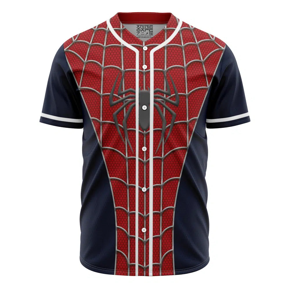 Personalized Spiderman Cosplay Marvel Baseball Jersey
