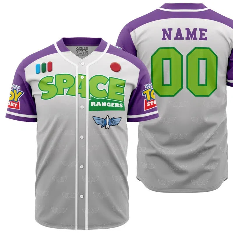 Personalized Lightyear Toy Story Baseball Jersey