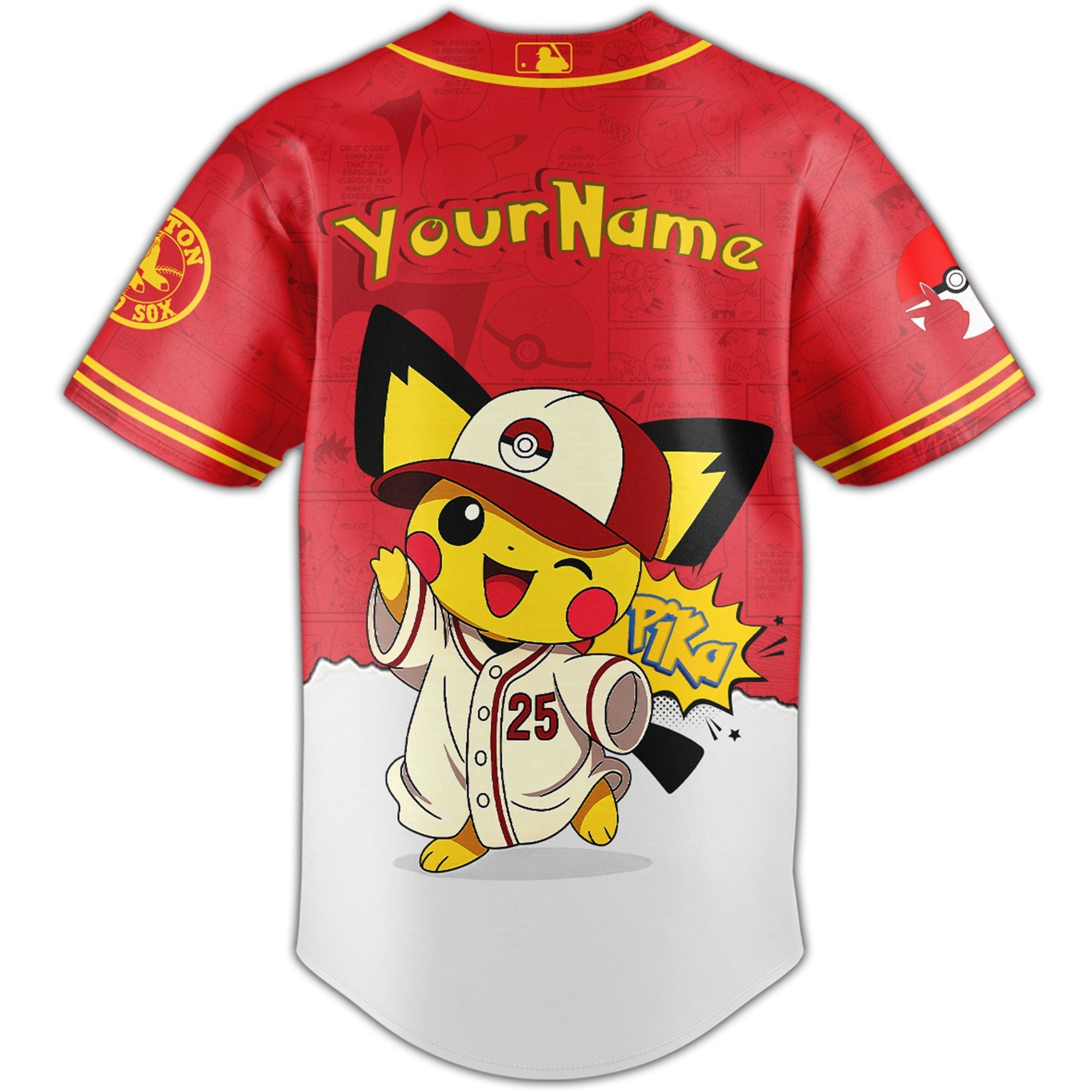 Boston Red Sox V2 × Pokémon GO Night 2025 Limited Edition Jersey