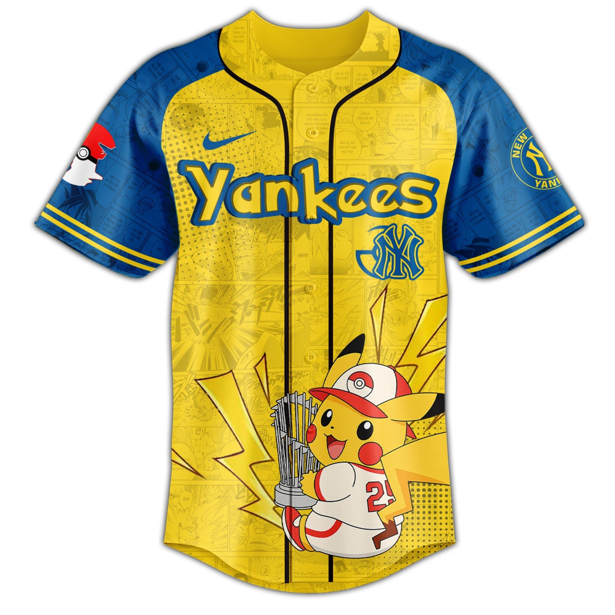 New York Yankees × Pokémon GO Night 2025 Limited Edition Jersey