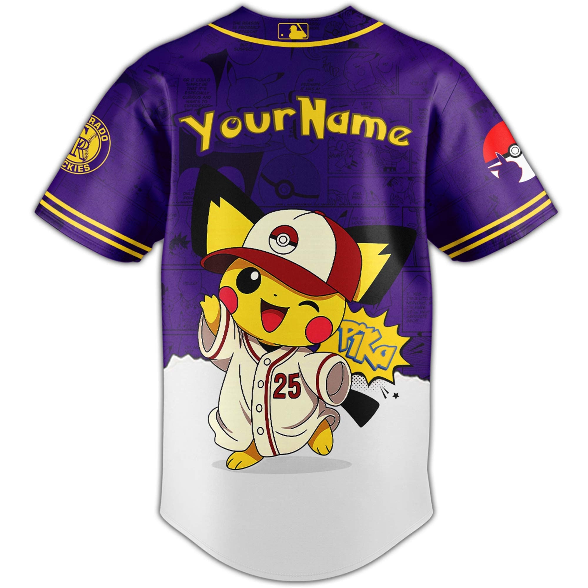 Colorado Rockies V2 × Pokémon GO Night 2025 Limited Edition Jersey