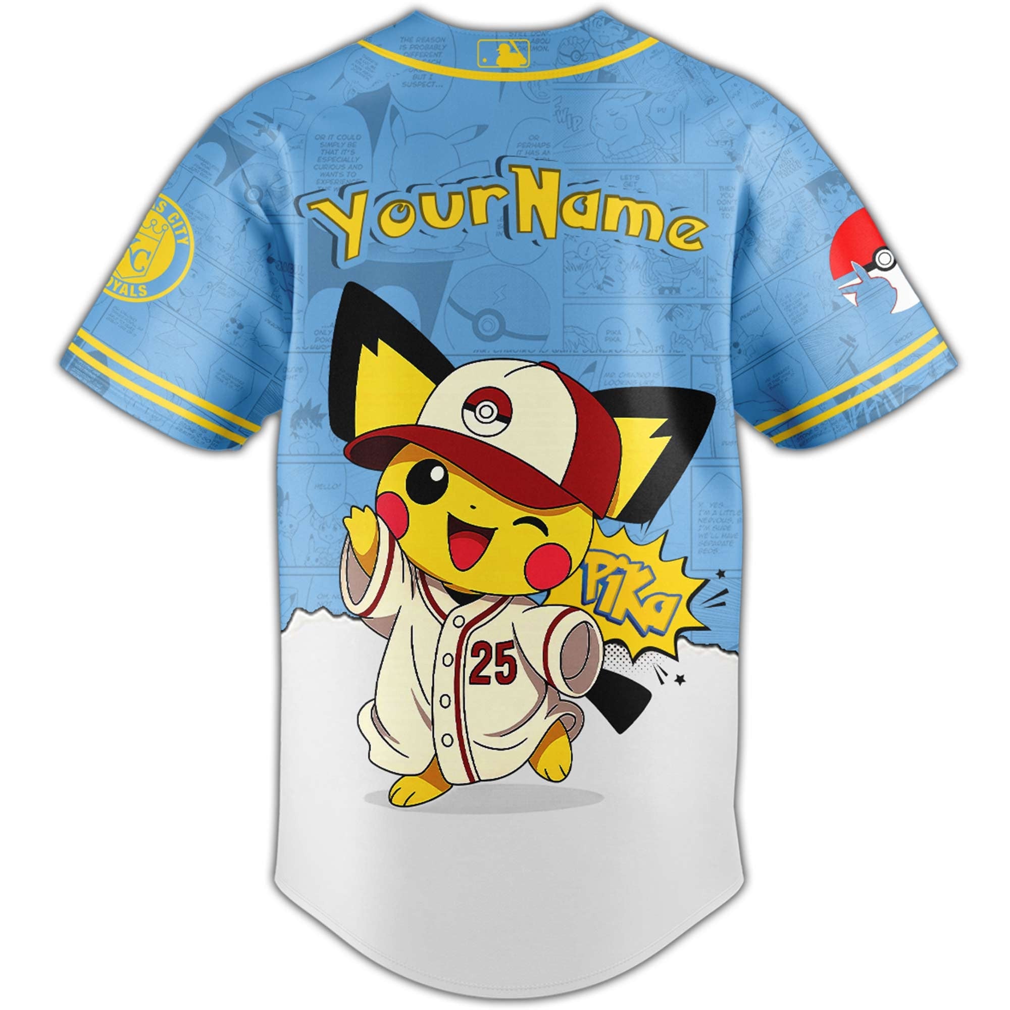 Kansas City Royals V2 × Pokémon GO Night 2025 Limited Edition Jersey