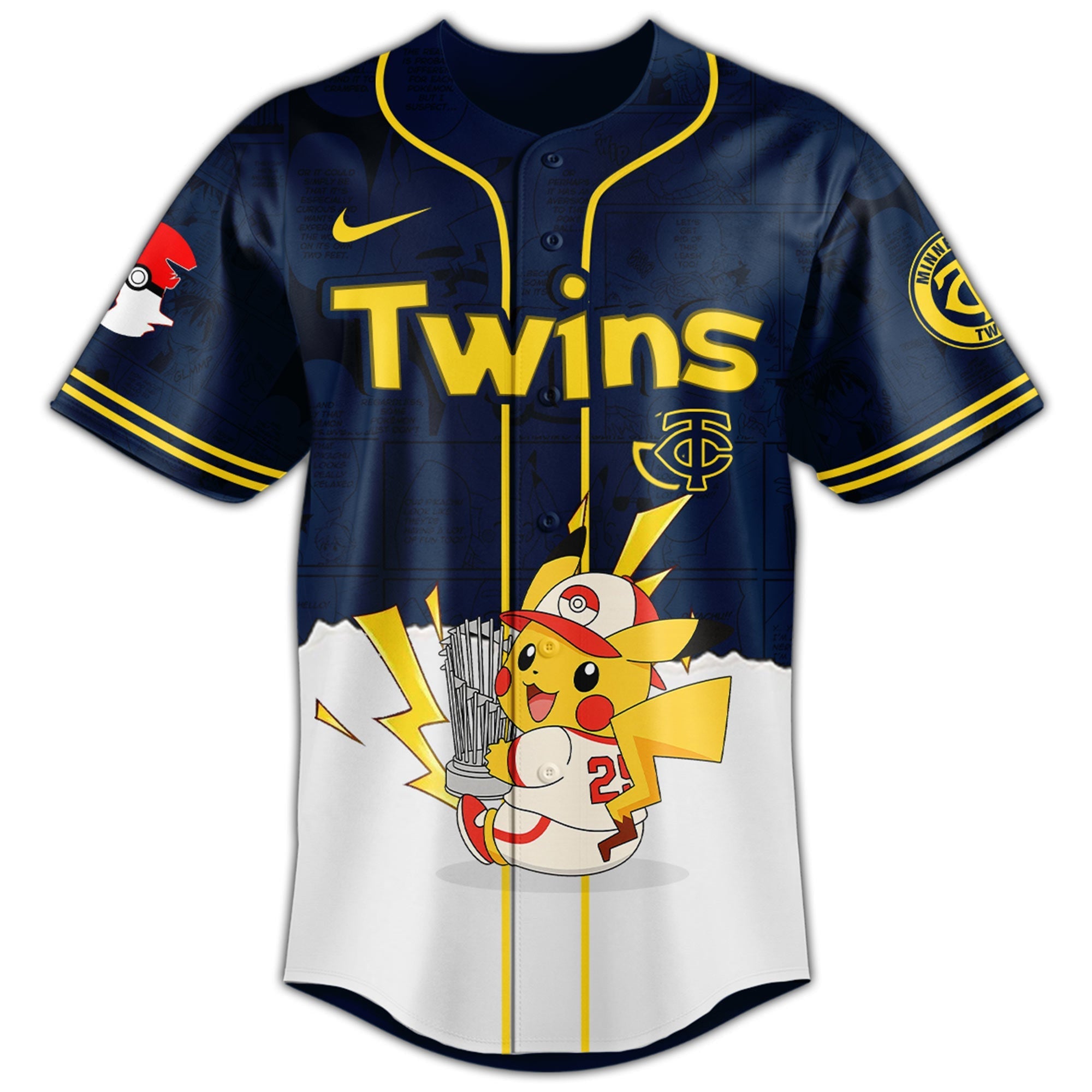 Minnesota Twins V2 × Pokémon GO Night 2025 Limited Edition Jersey