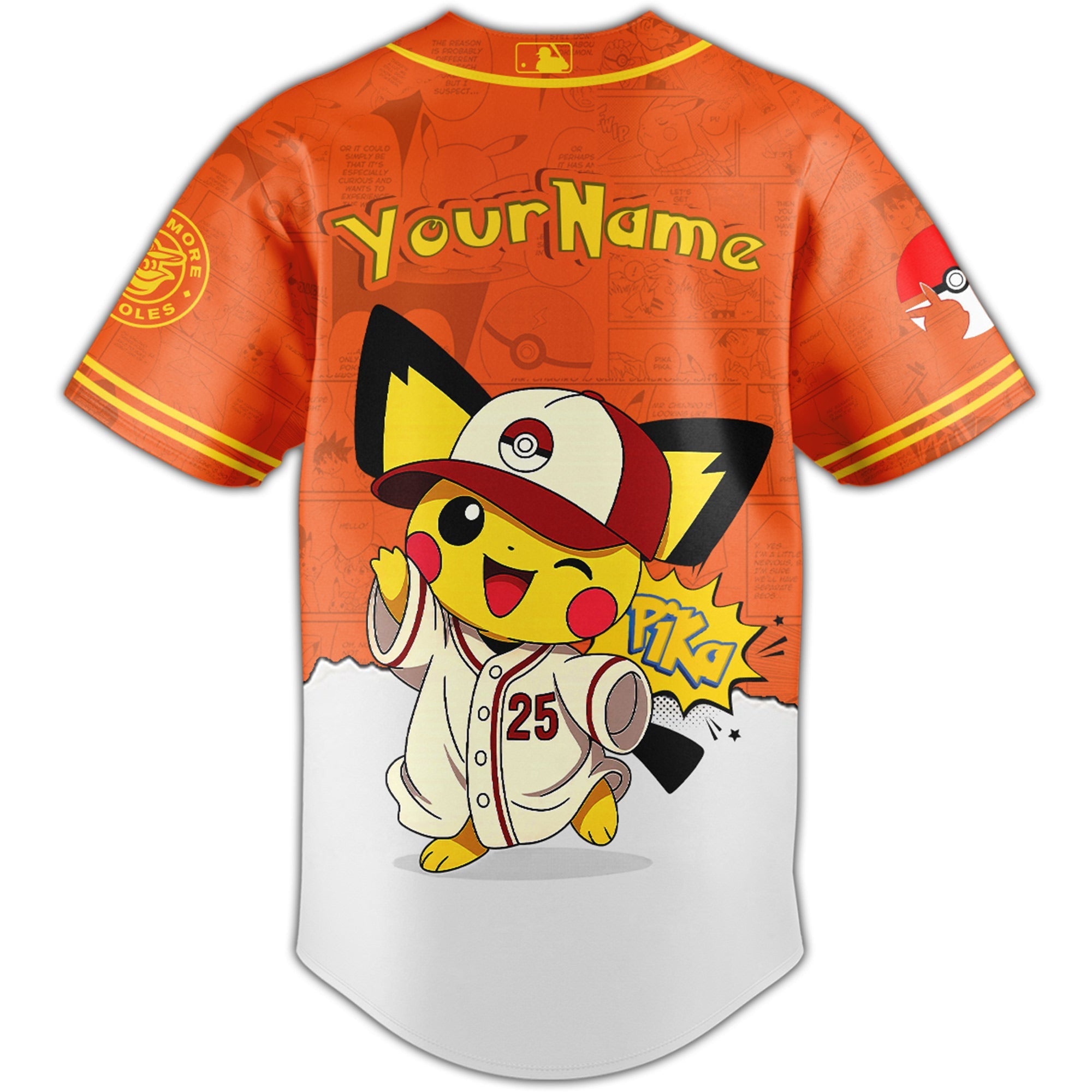 Baltimore Orioles V2 × Pokémon GO Night 2025 Limited Edition Jersey