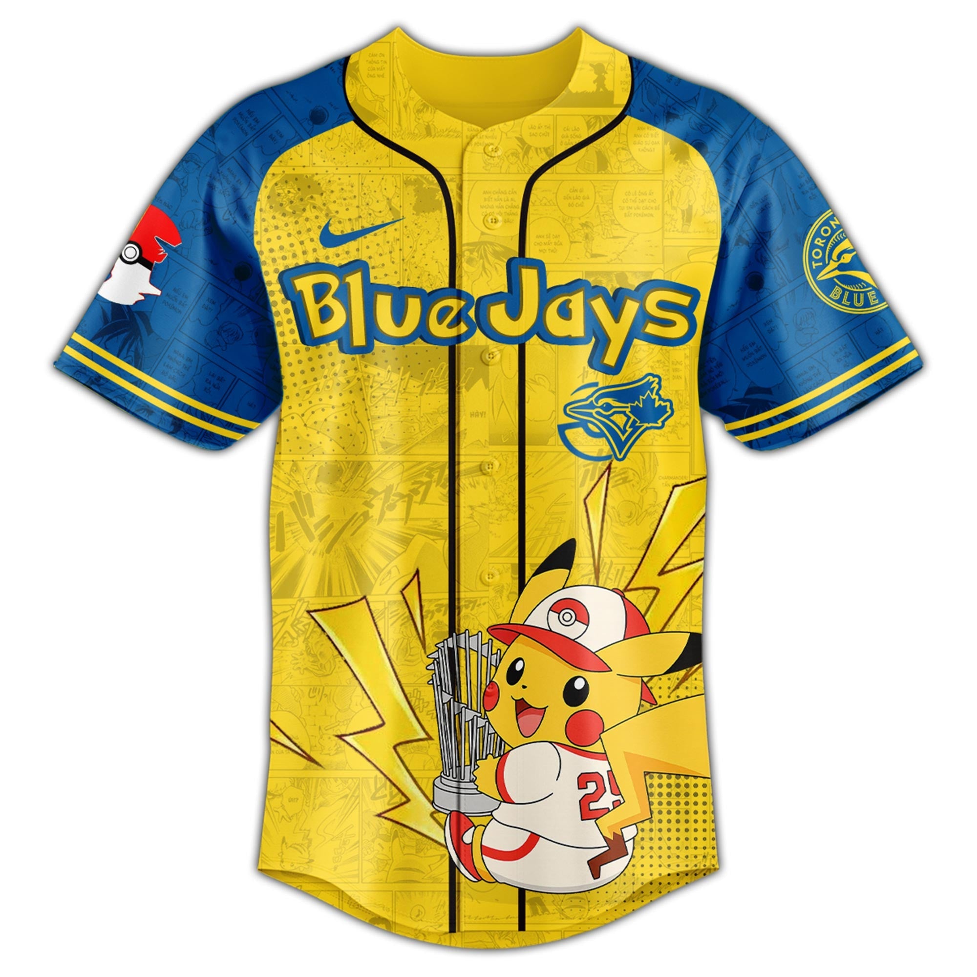 Toronto Blue Jays × Pokémon GO Night 2025 Limited Edition Jersey